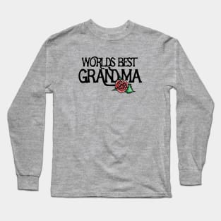 Worlds Best Grandma Long Sleeve T-Shirt